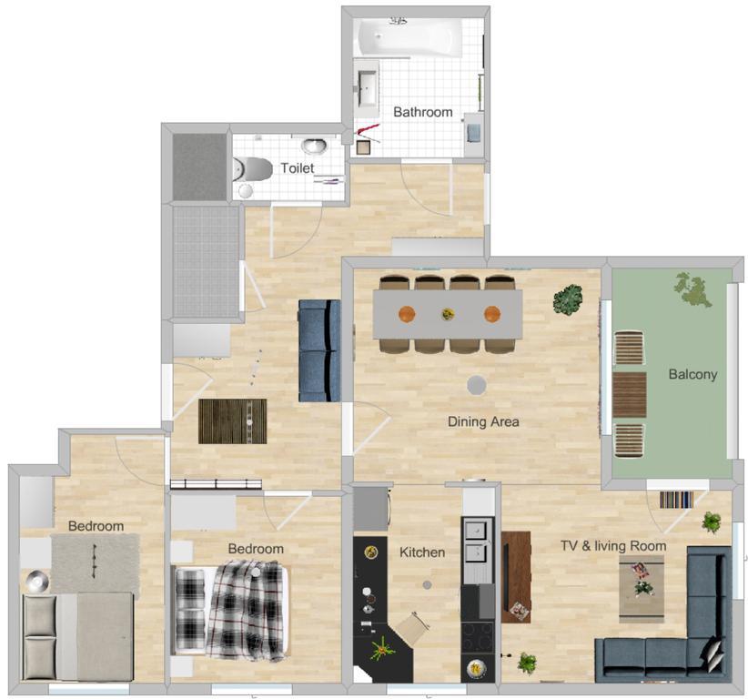 Flat Uno City Vienna Luaran gambar